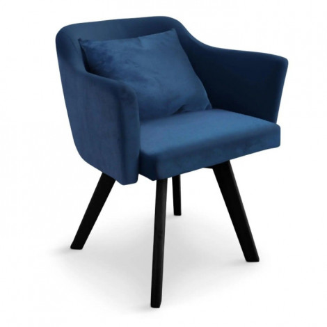 Lot de 20 Fauteuils en Velours "Delante" 67cm Bleu|Fauteuil / Chauffeuse|Paris Prix