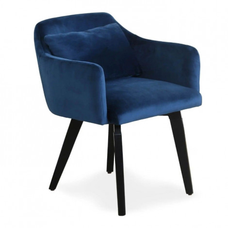 Lot de 20 Fauteuils en Velours "Scanda" 70cm Bleu|Fauteuil / Chauffeuse|Paris Prix