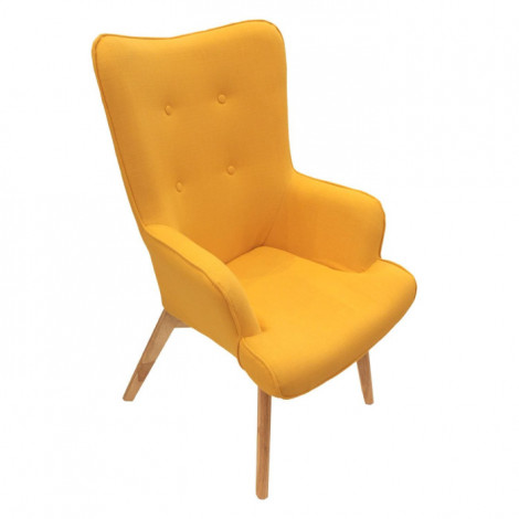 Fauteuil Design "Helsinki" 100cm Jaune|Fauteuil / Chauffeuse|Paris Prix