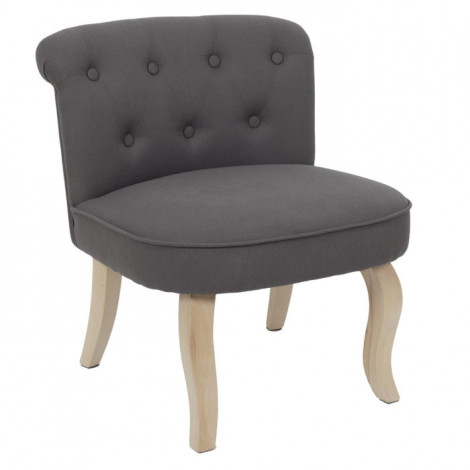 Fauteuil Design "Eleonor" 64cm Gris|Fauteuil / Chauffeuse|Paris Prix