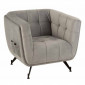 Fauteuil Lounge Design "Conforad" 95cm Gris Clair|Fauteuil / Chauffeuse|Paris Prix