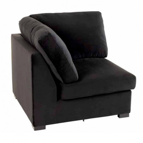 Fauteuil Design en Velours "Abosa" 108cm Noir|Fauteuil / Chauffeuse|Paris Prix
