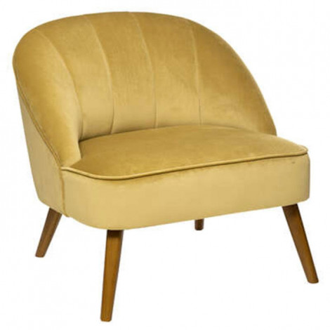 Fauteuil Scandinave "Naova" 78cm Jaune Cumin|Fauteuil / Chauffeuse|Paris Prix