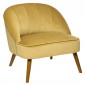 Fauteuil Scandinave "Naova" 78cm Jaune Cumin|Fauteuil / Chauffeuse|Paris Prix