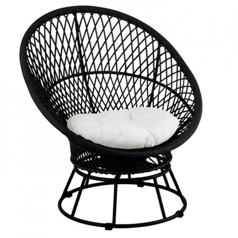 Fauteuil Design "Zayo" 100cm Noir|Fauteuil / Chauffeuse|Paris Prix