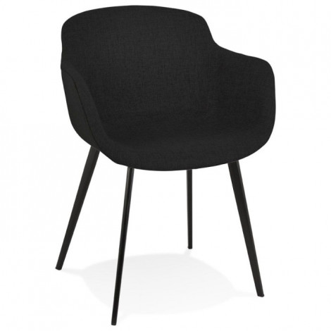 Fauteuil Design "Sead" 80cm Noir|Fauteuil / Chauffeuse|Paris Prix