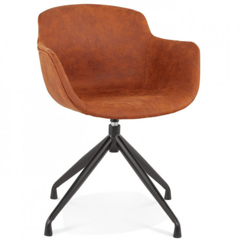 Fauteuil Design "Milano" 80cm Marron|Fauteuil / Chauffeuse|Paris Prix
