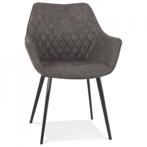 Fauteuil Design "Wanda" 80cm Gris Foncé|Fauteuil / Chauffeuse|Paris Prix