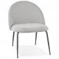 Fauteuil Design "Belinda" 83cm Gris|Fauteuil / Chauffeuse|Paris Prix