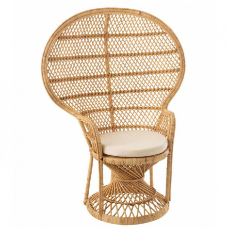 Fauteuil Design en Rotin "Poan" 133cm Naturel|Fauteuil / Chauffeuse|Paris Prix
