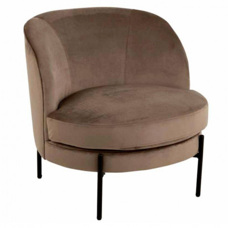 Fauteuil Lounge Design "Jula" 71cm Marron|Fauteuil / Chauffeuse|Paris Prix