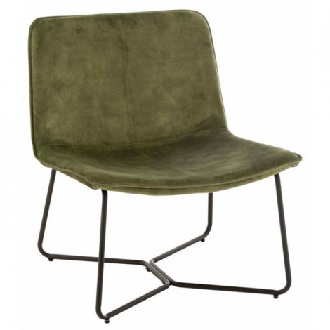 Fauteuil Lounge Design "Isabel" 76cm Vert|Fauteuil / Chauffeuse|Paris Prix