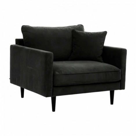Fauteuil XL Velours "Candice" 110cm Vert Kaki|Fauteuil / Chauffeuse|Paris Prix