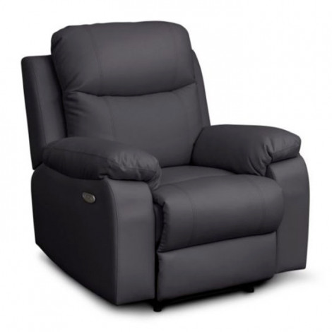 Fauteuil de Relaxation Électrique "Tonaga" 100cm Gris Foncé|Fauteuil / Chauffeuse|Paris Prix