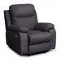 Fauteuil de Relaxation Électrique "Tonaga" 100cm Gris Foncé|Fauteuil / Chauffeuse|Paris Prix