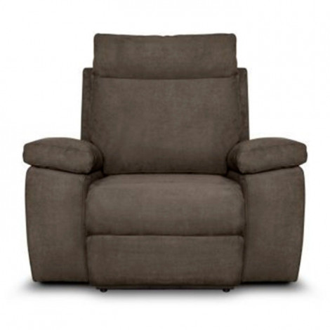 Fauteuil de Relaxation Manuel "Tedesco" 110cm Taupe|Fauteuil / Chauffeuse|Paris Prix