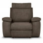 Fauteuil de Relaxation Électrique "Tedesco" 110cm Taupe|Fauteuil / Chauffeuse|Paris Prix