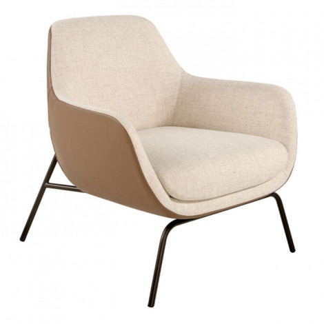 Fauteuil Design "Major" 84cm Crème|Fauteuil / Chauffeuse|Paris Prix