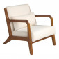 Fauteuil Design "Bouclette" 86cm Blanc|Fauteuil / Chauffeuse|Paris Prix