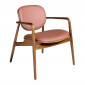 Fauteuil Design en Croûte "Cuir" 75cm Marron|Fauteuil / Chauffeuse|Paris Prix