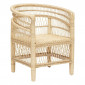 Fauteuil Malawi en Rotin "Malevio" 82cm Beige|Fauteuil / Chauffeuse|Paris Prix