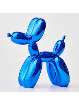 Figurine chien ballon bleu décoration - Objet design de cadeau