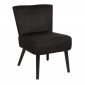 Fauteuil Crapaud "Giulia" 76cm Noir|Fauteuil / Chauffeuse|Paris Prix