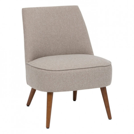 Fauteuil en Tissu Chevron "Gary" 74cm Beige|Fauteuil / Chauffeuse|Paris Prix