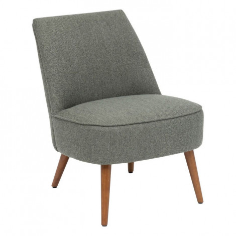 Fauteuil en Tissu Chevron "Gary" 74cm Kaki|Fauteuil / Chauffeuse|Paris Prix