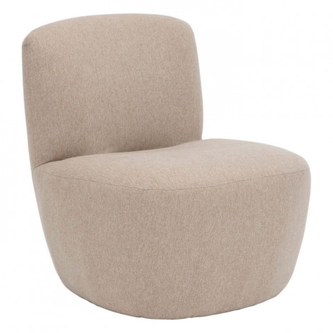 Chauffeuse Design "Leone" 71cm Beige|Fauteuil / Chauffeuse|Paris Prix