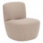 Chauffeuse Design "Leone" 71cm Beige|Fauteuil / Chauffeuse|Paris Prix