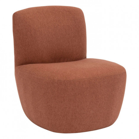 Chauffeuse Design "Leone" 71cm Terracotta|Fauteuil / Chauffeuse|Paris Prix