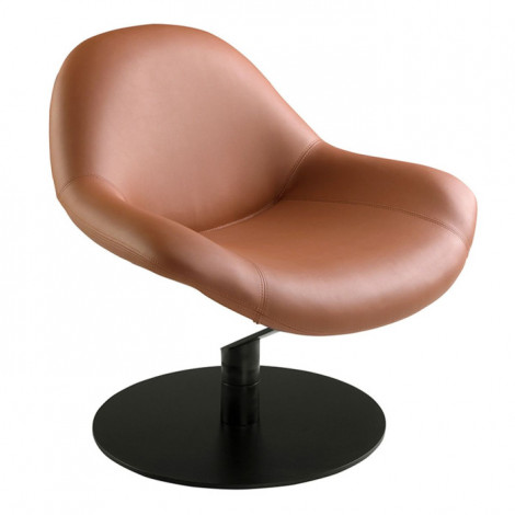 Fauteuil Pivotant Design "Parker" 86cm Marron|Fauteuil / Chauffeuse|Paris Prix