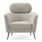 Fauteuil Design "Damien" 86cm Beige|Fauteuil / Chauffeuse|Paris Prix