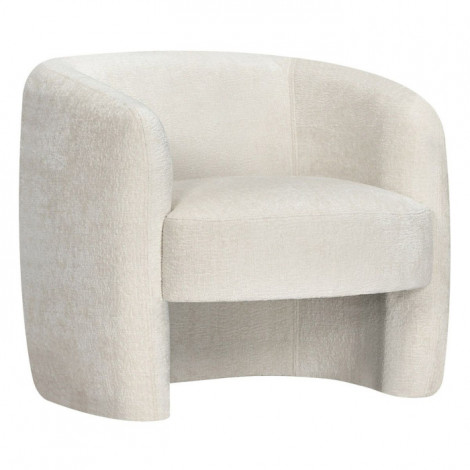 Fauteuil Design Bouclette "Anelita" 87cm Blanc|Fauteuil / Chauffeuse|Paris Prix