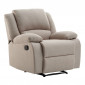 Fauteuil de Relaxation Manuel "Russel" 96cm Beige|Fauteuil / Chauffeuse|Paris Prix