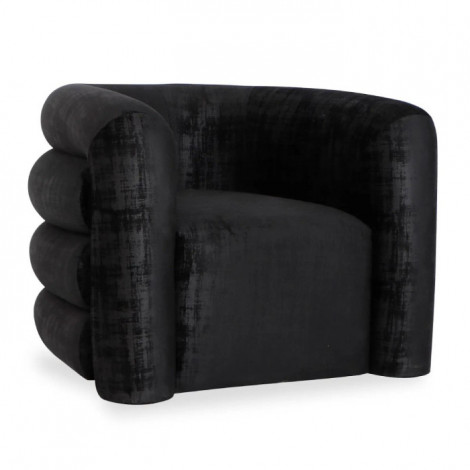 Fauteuil Design Bouclette "Elisa" 95cm Noir|Fauteuil / Chauffeuse|Paris Prix