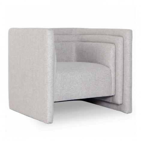 Fauteuil Design "Cubia" 90cm Gris|Fauteuil / Chauffeuse|Paris Prix
