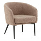 Fauteuil Bouclette "Fluffy" 70cm Marron|Fauteuil / Chauffeuse|Paris Prix