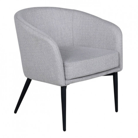 Fauteuil en Tissu "Fluffy" 70cm Gris|Fauteuil / Chauffeuse|Paris Prix