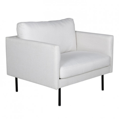 Fauteuil en Tissu "Zoom" 95cm Beige Clair|Fauteuil / Chauffeuse|Paris Prix