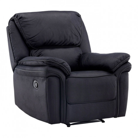 Fauteuil de Relaxation "Saranda" 104cm Noir|Fauteuil / Chauffeuse|Paris Prix