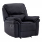 Fauteuil de Relaxation "Saranda" 104cm Noir|Fauteuil / Chauffeuse|Paris Prix