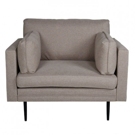 Fauteuil Design en Tissu "Boom" 110cm Marron|Fauteuil / Chauffeuse|Paris Prix