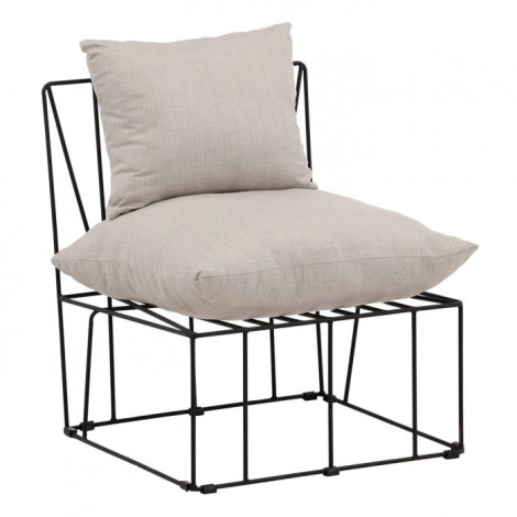 Fauteuil Design "Livonia" 88cm Beige|Fauteuil / Chauffeuse|Paris Prix