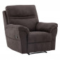 Fauteuil de Relaxation "Taranto" 102cm Marron|Fauteuil / Chauffeuse|Paris Prix