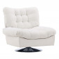 Fauteuil Design "Florens" 108cm Blanc Cassé|Fauteuil / Chauffeuse|Paris Prix