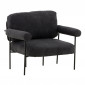 Fauteuil Design "Hokasen X Josefin" 95cm Gris Foncé|Fauteuil / Chauffeuse|Paris Prix