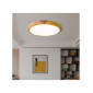 Plafonnier Led Rond Mince En Bois Moderne KL152|Plafonnier|Kiki Lighting