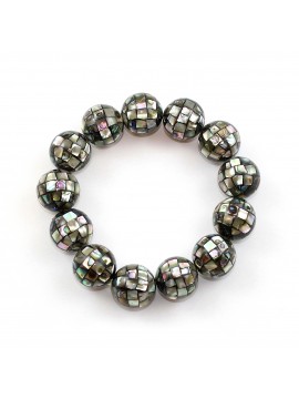 Bracelet perles Abalone